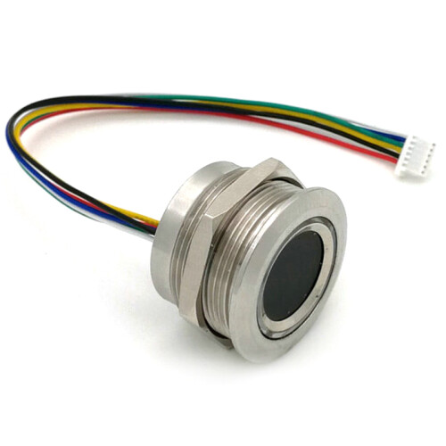 R503 Circular Round Two-Color Ring Indicator LED Control DC3.3V MX1.0-6Pin Capacitive Fingerprint Module Sensor Scanner 1