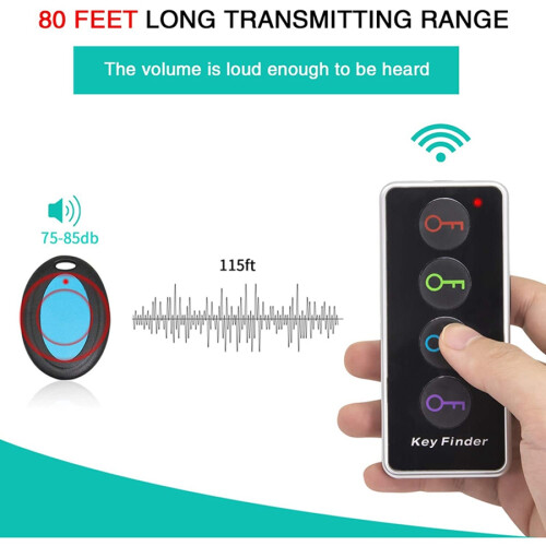 Wireless Key Finder Alarm Reminder Tracker Remote Finder  Activity Tracke for Pet Remote Control Tracking Tracker 1