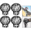 4PCS Gutter Guard Downspouts Filter Strainer Preventing Leaf Debris Branches Roof Moss From Clogging the Pipes 4