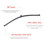 Rear Windshield Wiper Arm Blade Set For- Cayenne 2011-2017 95862804000 3