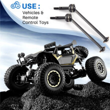 2Pcs CVD Steel Universal Drive Shaft for 144001 1/14 RC Car Upgrade Parts Accessories