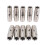 10 Peças 3/8 Polegadas Slip Lok Misting Nozzle Coupling Tees 10/24 UNC 1000 PSI Quick Connect 1