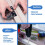 Center Drill Bit Set 5 PCS Self Centering Hinge Tapper Core Drill Bit Set for Woodworking, Door Window Drill Bits 2