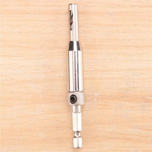 Center Drill Bit Set 5 PCS Self Centering Hinge Tapper Core Drill Bit Set for Woodworking, Door Window Drill Bits 2