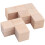 50Pcs Wood Square Square Blank Wood Blocks for Puzzle Making, Crafts, and DIY Projects 6