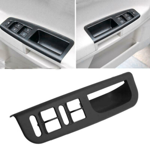 Left Front Door Window Glass Lift Button Control  Panel Door Handle Cover for  4  MK4 Bora 1998-2004 2