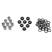el Kit de Hardware para CamióN de MonopatíN de 56 Piezas Incluye Espaciadores, Tuercas de Eje y Anillos de Velocidad para MonopatíN y Longboard
