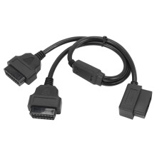 Cavo Splitter Adattatore OBDII 2 OBDII Stile Y da 50 Cm Cavo Connettore Auto OBD2 Maschio un Doppia Femmina