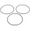 Water 151122 Replacement O-Rings for Size   ORing Buna-N (3 Pack) 2