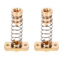2 Conjuntos CR10 Z Axis T8 Anti-Folga Porca com Mola de EliminaçãO de EspaçO Porcas de LatãO para AtualizaçãO  3S  3 Pro
