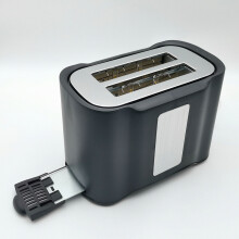 Toaster 2 Slice Extra-Wide Slot, 7 Shade Settings, Toaster for Bread, English Muffin, Bagel, Crumb Tray, Black US Plug