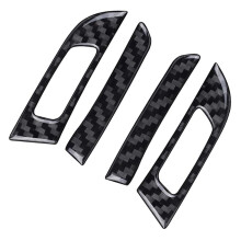 Carbon Fiber Front Side Air Outlet Vent Frame Trim Cover Trim for 3 Series F30 F32 F34 2013-2019