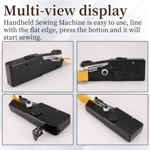 Handheld Sewing Machine, Portable  Sewing Machine for Beginners, Cordless Electric Stitching Machine with Sewing 1