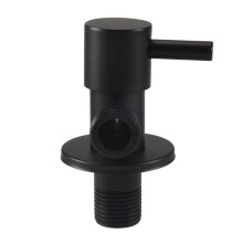 Black Angle Valve 304 Stainless Steel Water Stop Valve Leak-Proof Water Cold and Hot General Bathroom Accessories