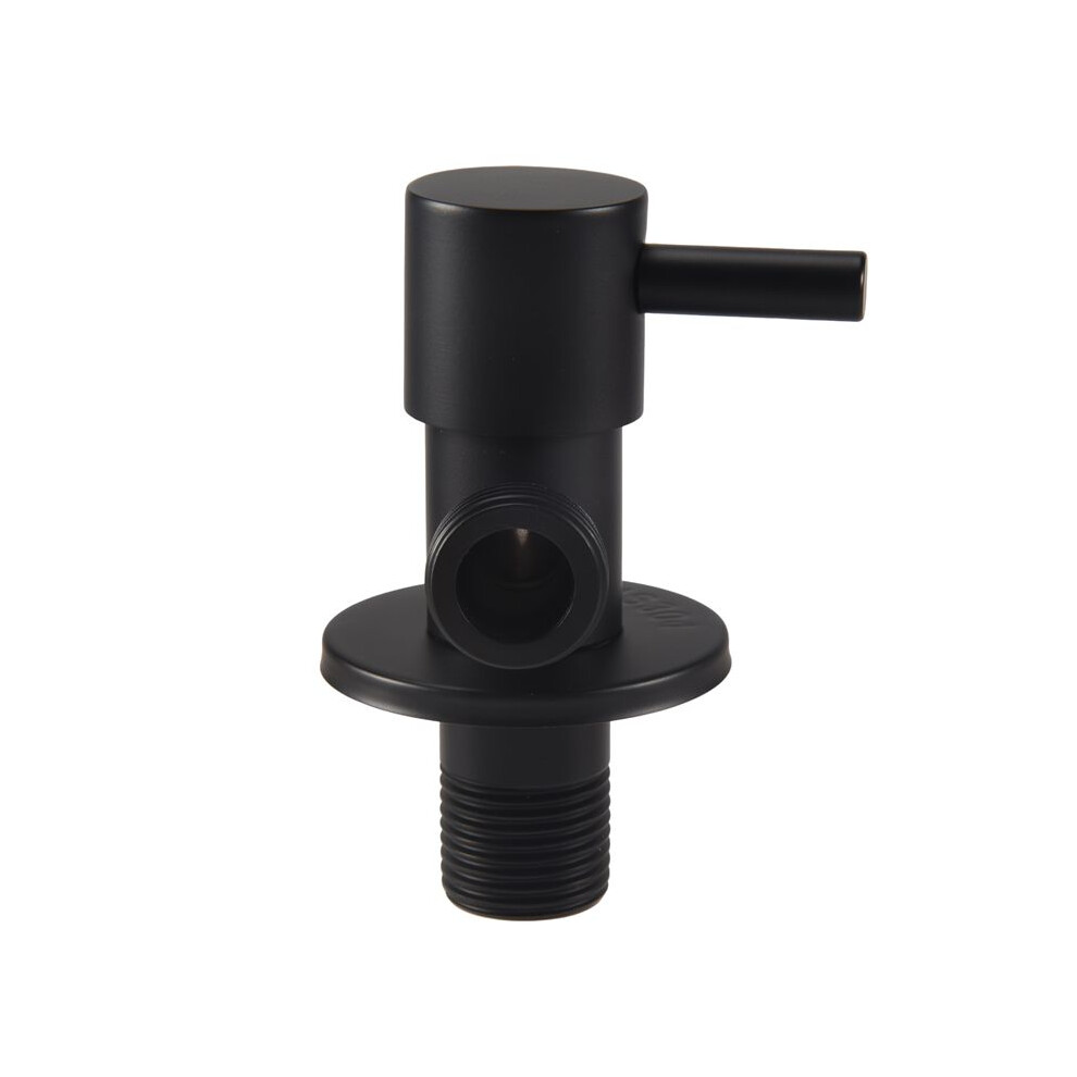 Black Angle Valve 304 Stainless Steel Water Stop Valve Leak-Proof Water Cold And Hot General Bathroom Accessories 4713920675895