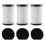 3 PCS Hepa Filter for MooSoo D600 D601 Cecotec Thunderbrush 520 Corded Vacuum Cleaner Filter Hepa Elements 1