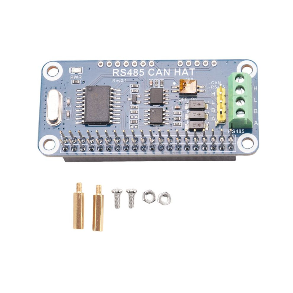 Waveshare Rs485 Can Hat For Raspberry Pi Allows Stable Long-Distance Communication Supports Raspberry Pi Series Boards 4713464820232