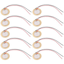 10 Stuks PiëZo-Elektrische PiëZo Keramische Wafelplaat Dia 27 mm voor Zoemerluidspreker