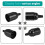 6-Pack Bakelite Lamp Holder E26/ E27 Light Socket Vintage Bulb Socket ES Screw Lampholder for Ceiling/Pendent/Floor 7