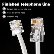 RJ11 6P4C Till RJ45 8P4C ModuläR Telefon InternetföRläNgningskabel 3 Meter