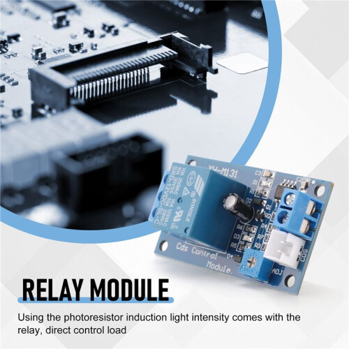 12V Light Control  Photoresistor Relay Module Detection Sensor XH-M131 1