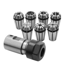 7pcs ER11 1-7mm Pinces a ressort avec tige d'extension de porte-arbre de moteur ER11A 5mm