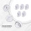 suction sucker window hooks clear wire hook 32MM ( pack of 10 ) 6