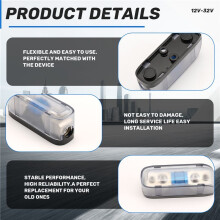 Car Stereo Fuse Holder, Auto Agu Audio Fuse Box Power Distribution Block 4Ga In 4Ga Out,Single way
