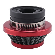 44Mm Air Filter For 47Cc 49Cc 2 Stroke Super Pocket Bike Upgrade Kit Dirt Bike Atv Quad Aluminium Air Filter Set Red