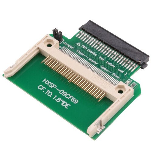 Cf Merory Card Compact Flash To 50Pin 1.8" Ide Hard Drive Ssd Adapter 1