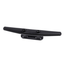 Cleat de amarre marino de nylon negro, 200mm/7.87in, de alta resistencia a la tracción para embarcaciones