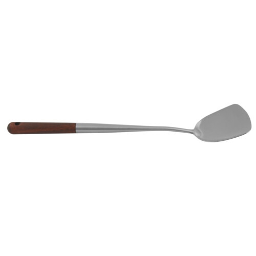 EspáTula Wok e Conjunto de Ferramentas de Concha, EspáTula de 17 Polegadas para Wok, EspáTula Wok de AçO InoxidáVel 1
