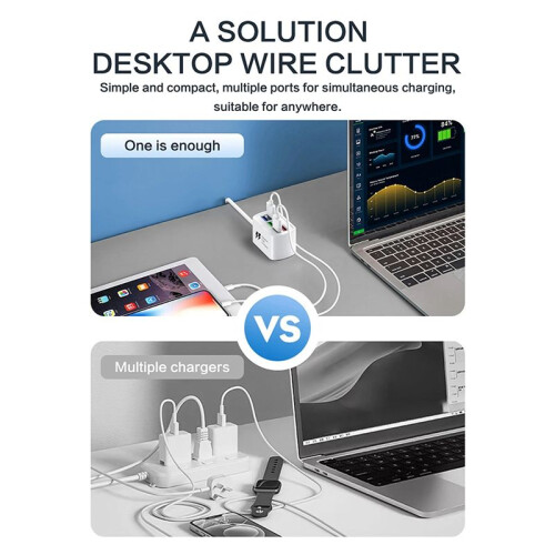 USB Power Strip Phone Charger Adapter MultiPort  Socket Wall Charger for   Socket HUB Splitter EU-PLUG 2