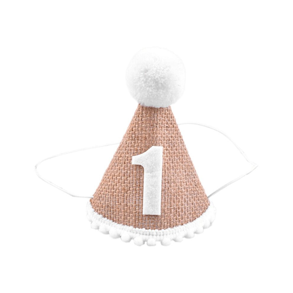 Tlily Hat Baby Birthday Party Hat 1St Years Kids Baby Shower Hat Birthday Headband Decoration B