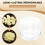 Kitchen Multifunctional Garlic Crusher Manual Garlic Press Roll Crusher Chopper Kitchen Gadgets Accessories White 3