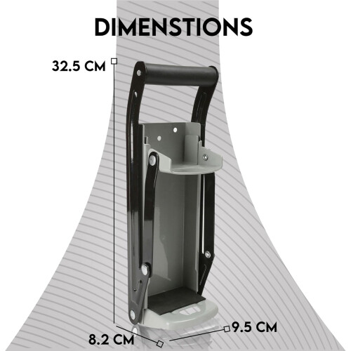 Can Crusher & Bottle Opener Wall Mounted with Handle 1
