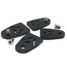 For Folding Bike Easy Wheel Carbon Fiber Kickstand with Titanium Screws
