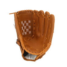 Sporty na Świeżym Powietrzu Trening Lewej Ręki Ćwiczenia Softball Baseball Rękawice Pitcher Hand Gracze Kieszonkowe Rękawice 10,5 Cala Brązowe