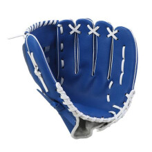 Buitensporten Linkshandige Trainingsoefening Softbal Honkbalhandschoenen Pitcher Hand Spelerszakhandschoen 12,5 Inch Blauw