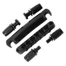 Guitar Bridge 6-String Electric Guitar Bridge 6-String Electric Guitar Bridge Black