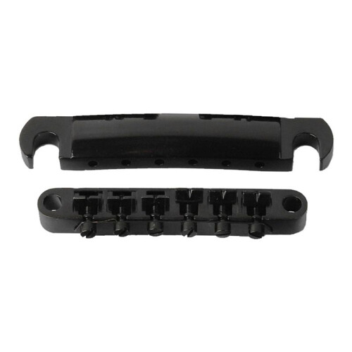Guitar Bridge 6-String Electric Guitar Bridge 6-String Electric Guitar Bridge Black 2
