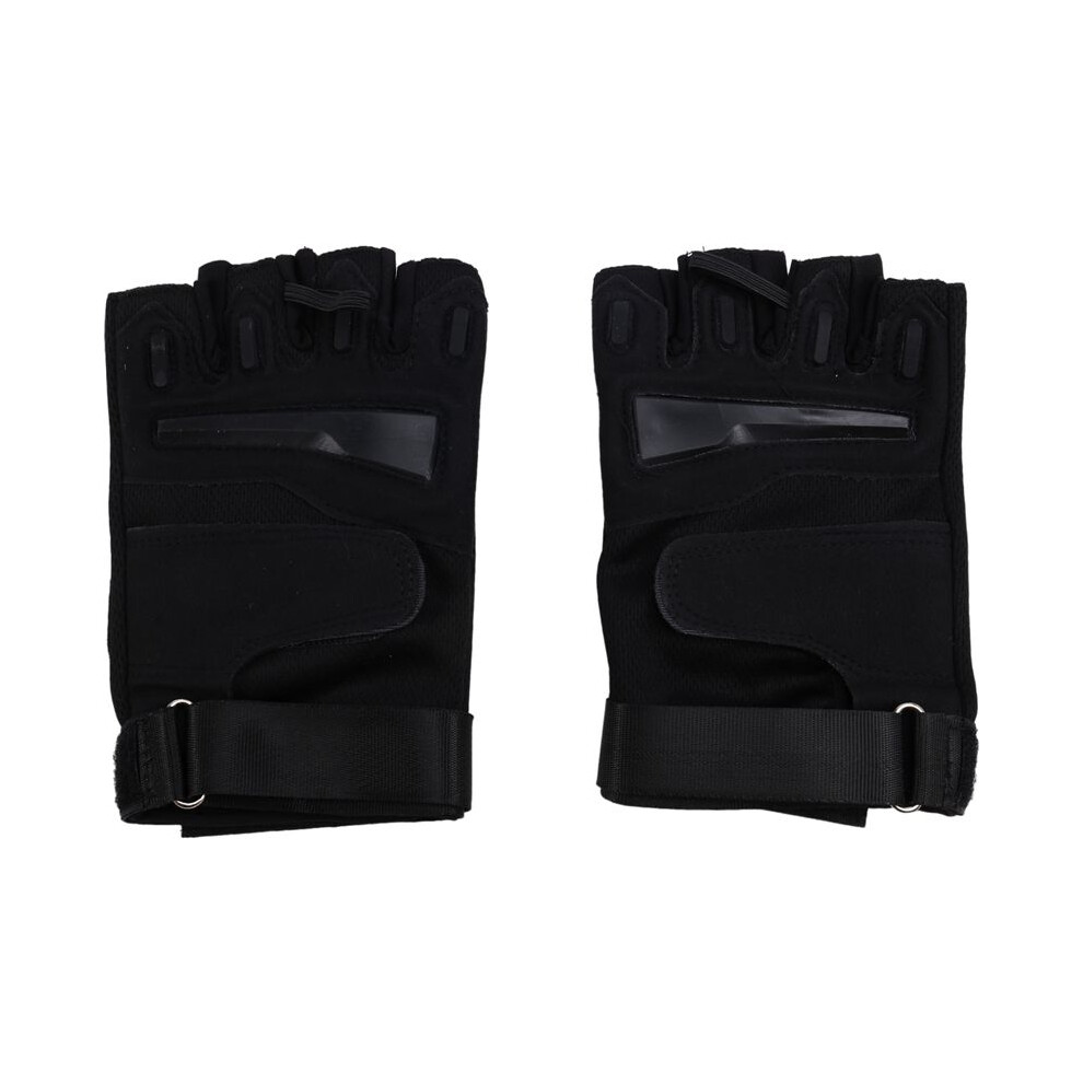 Saudism Half Finger Gloves Training Outdoor Sport Gloves Riding Climbing Gloves Fishing Protection Gloves Xl Size