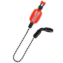 1PCS Carp Fishing Swinger Bite Alarms Clear Plastic with -Safe Clips Carp Fishing Accessories Red