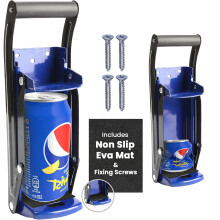 Can Crusher Bottle Opener Wall Mounted with Handle