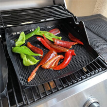 Bread Bakery Mesh Traynon Stick Woven Glass Toaster Basket Speed Oven Baking Tray BBQ Tool