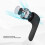 Raspa elettrica per calli con display LED USB 1500mAh 6