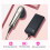 Raspa elettrica per calli con display LED USB 1500mAh 8