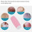 10 pezzi di ricariche rosa per Pedi Micro Abrasive Foot File 3