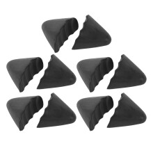 Talons hauts Inserts de remplissage d'orteils en mousse PU épais et doux demi pointure noirs