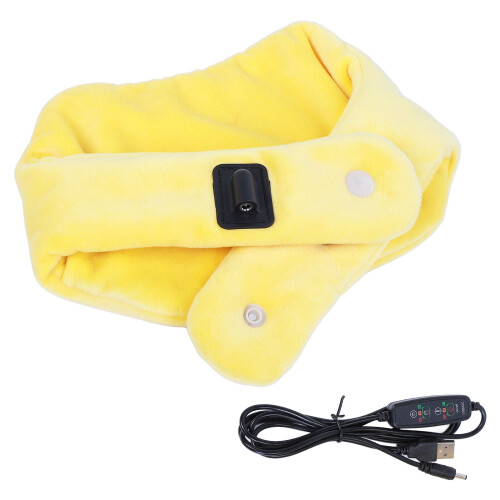 USB Heated Neck Wrap with Timer & 3 Temp Settings, Velvet, 59x14cm 1